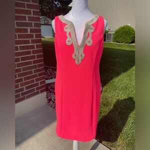 Vince Camuto Neon Pink Dress